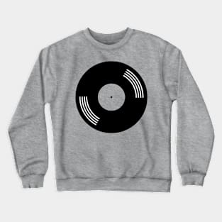 Vinyl Record Crewneck Sweatshirt